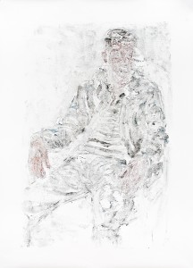 Impression Baptiste (3), Oil on paper,175,9 X 125 cm, 2014