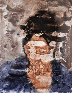 Impression Marjorie (1), Oil on paper, 69 X 53,5 cm, 2015